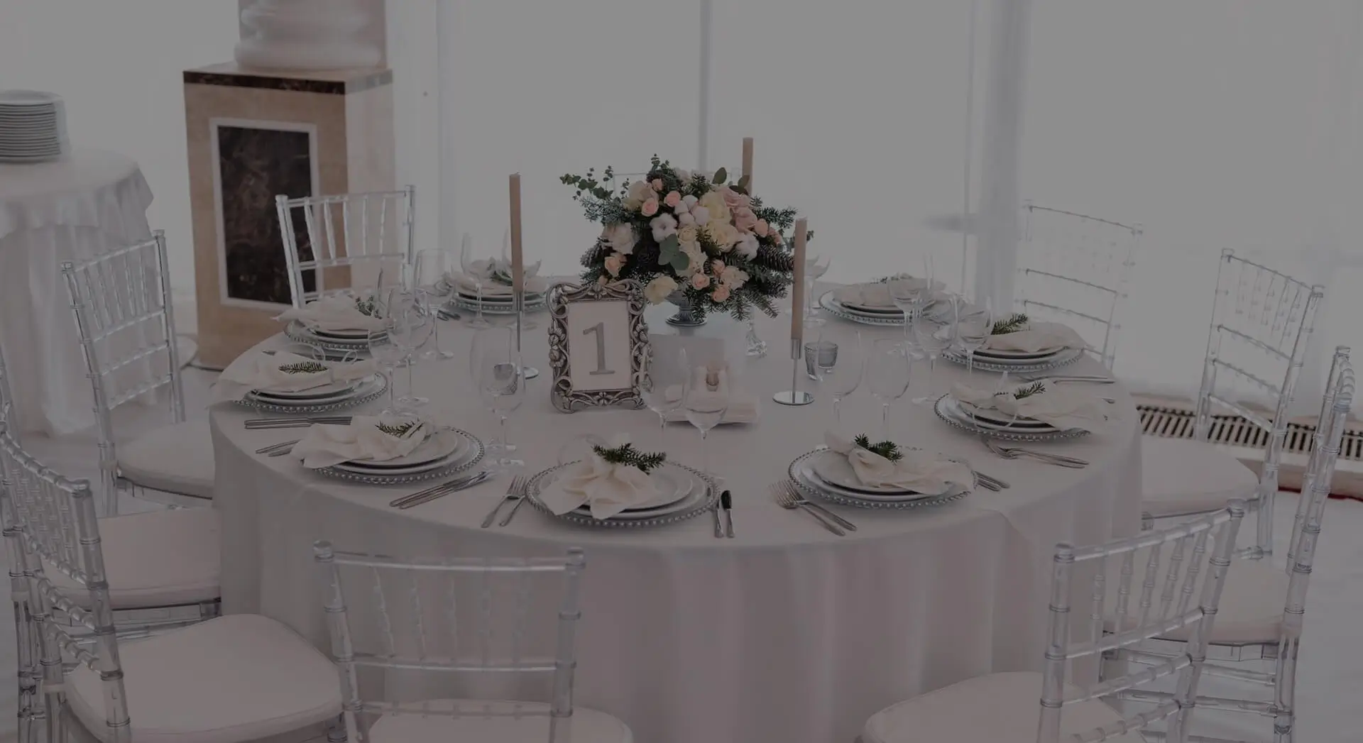 Clear Resin Chiavari chairs weddings and events