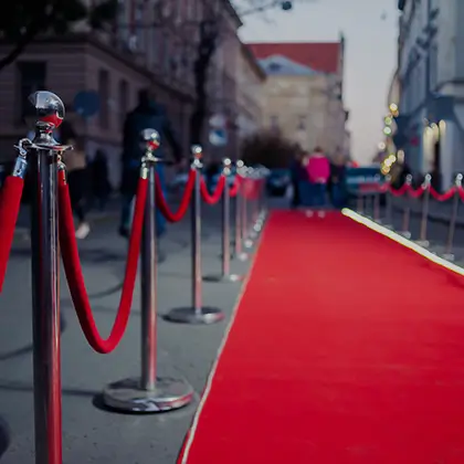 Carpet Runner & Stanchion