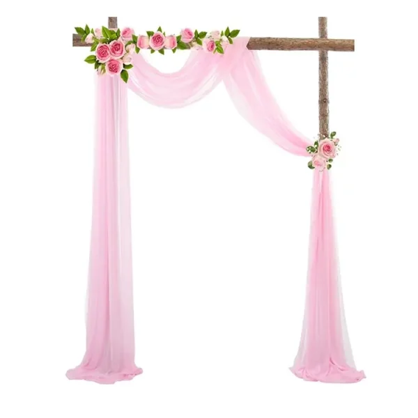Gorgeous Pink Arch Curtains: Perfect for Any Room - Chairs4allevents