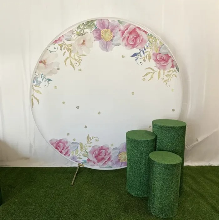 Winter party rentals in Tampa Bay with elegant décor