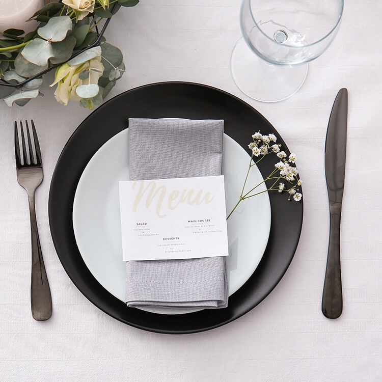 Winter event décor with floral wall and candlelight