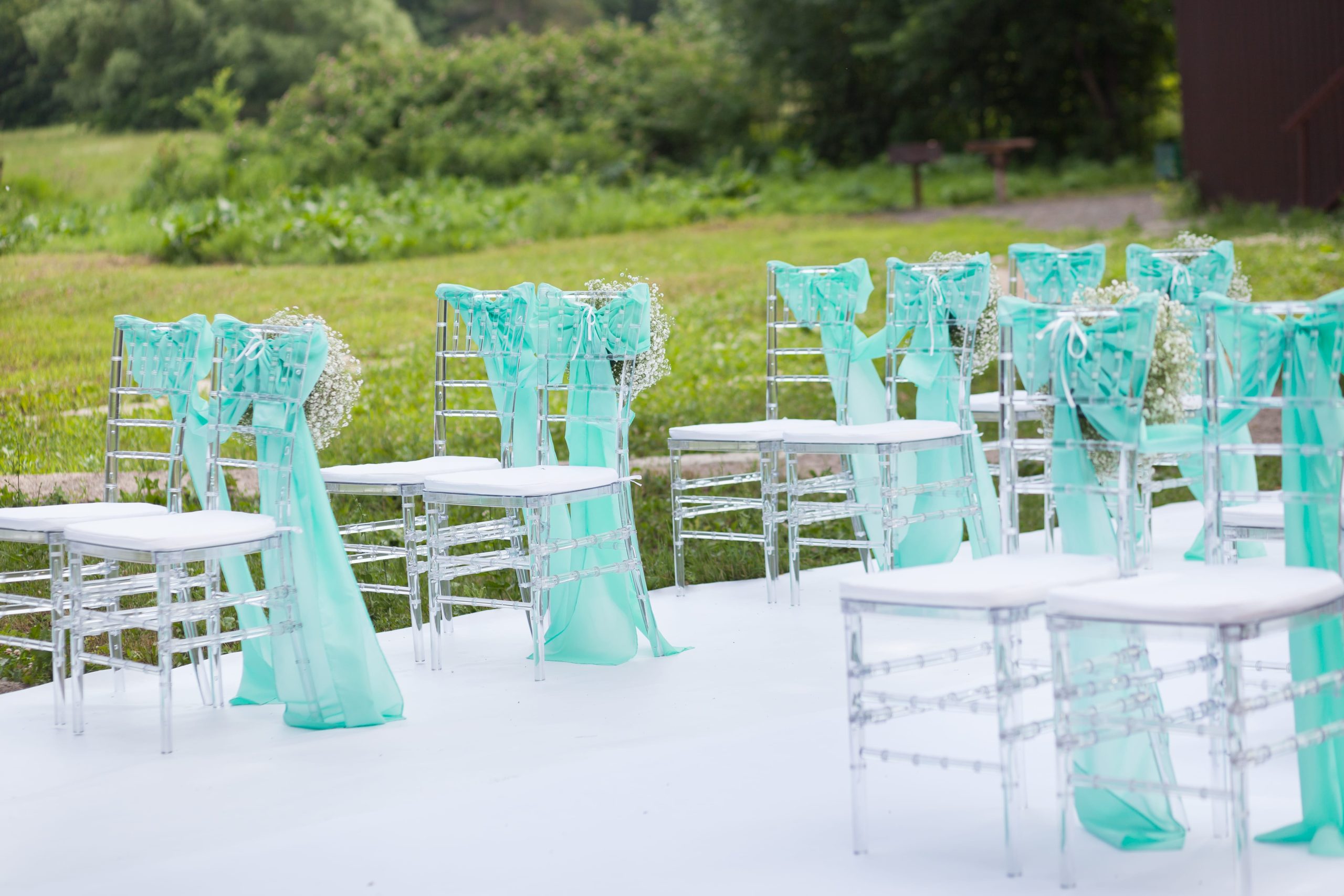 Wedding chair rentals Tampa ceremony and reception seating